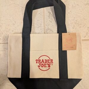 Trader Joe's Navy Canvas Mini Tote